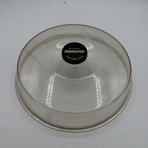 Vintage 10" Rival Crock Pot Model 3300 Slow Cooker Lid ONLY Top OEM Plastic